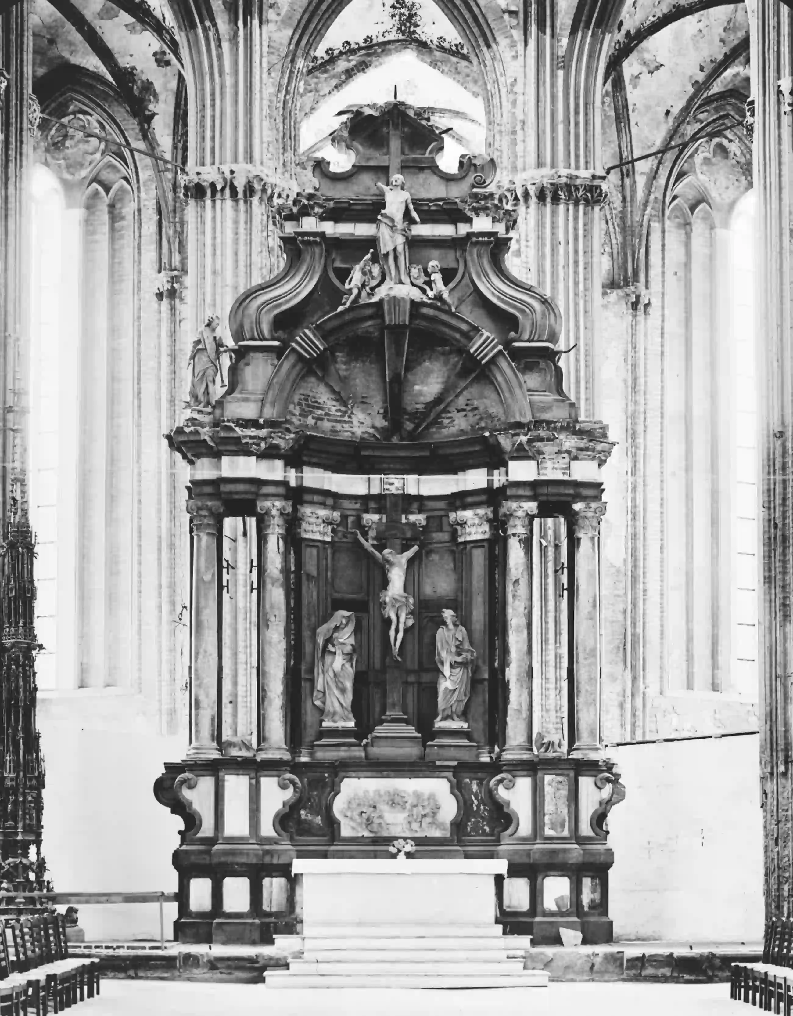 Fredenhagenaltar in schwarz-weiß vor 1942